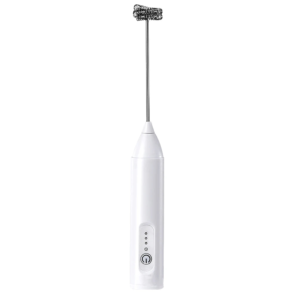 Mini Milk Frother Rechargeable Automatic Rotary Egg Beater Portable Coffee Cappuccino Creamer Stirrer Kitchen Cooking Tools
