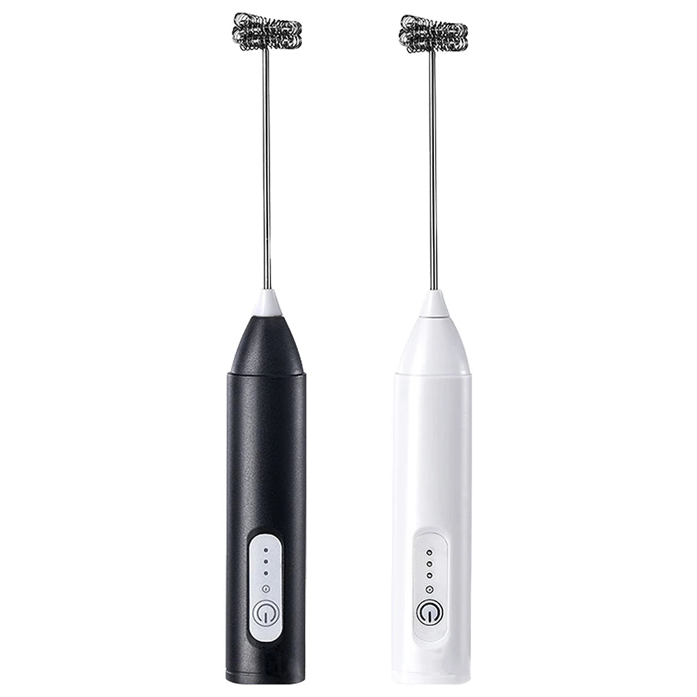 Mini Milk Frother Rechargeable Automatic Rotary Egg Beater Portable Coffee Cappuccino Creamer Stirrer Kitchen Cooking Tools